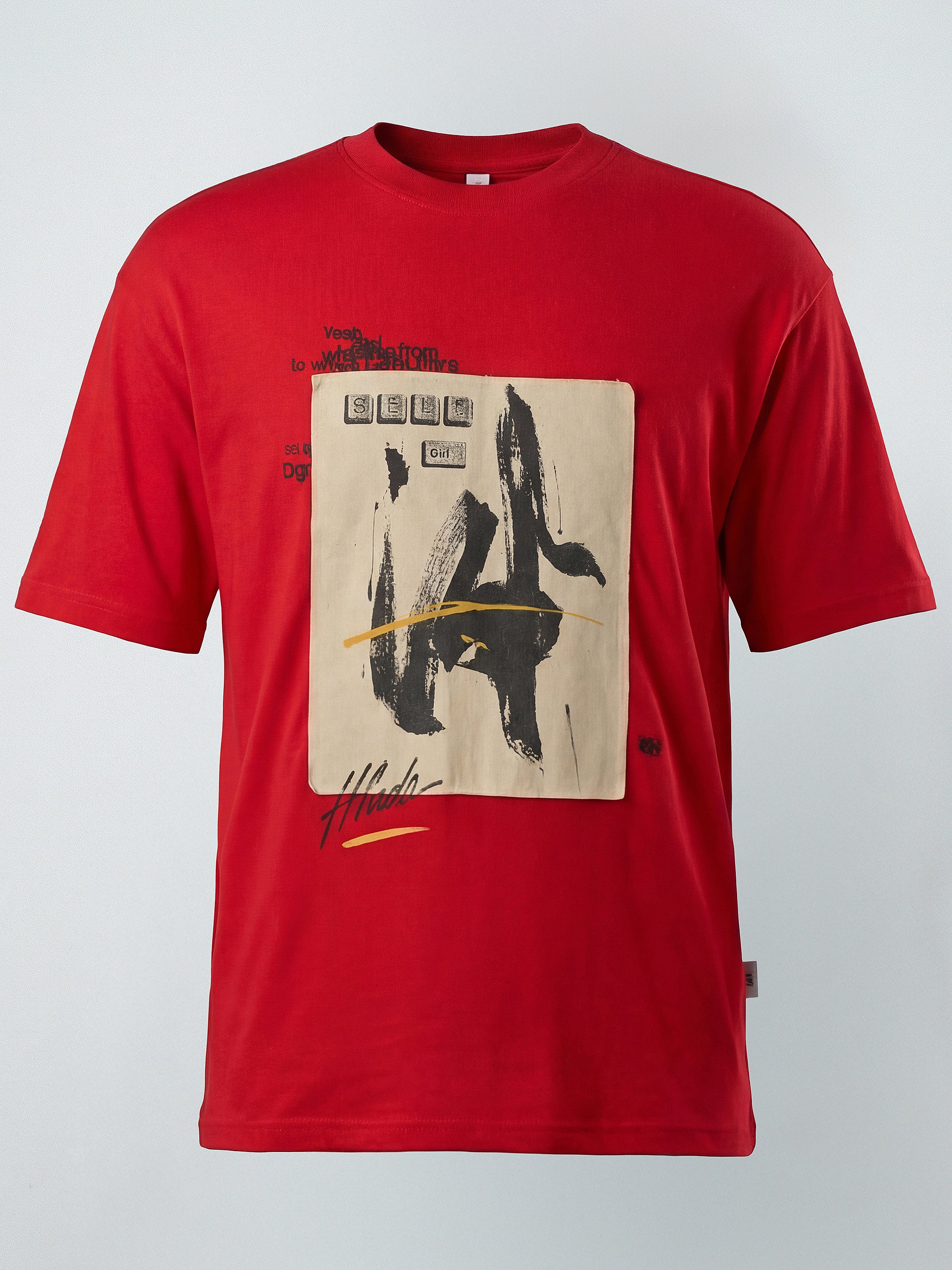 Highlander Men Red Printed Round Neck T-Shirt - Red - Image 7