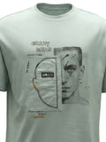 Highlander Men Green Applique Round Neck T-Shirt - Green - Image 1