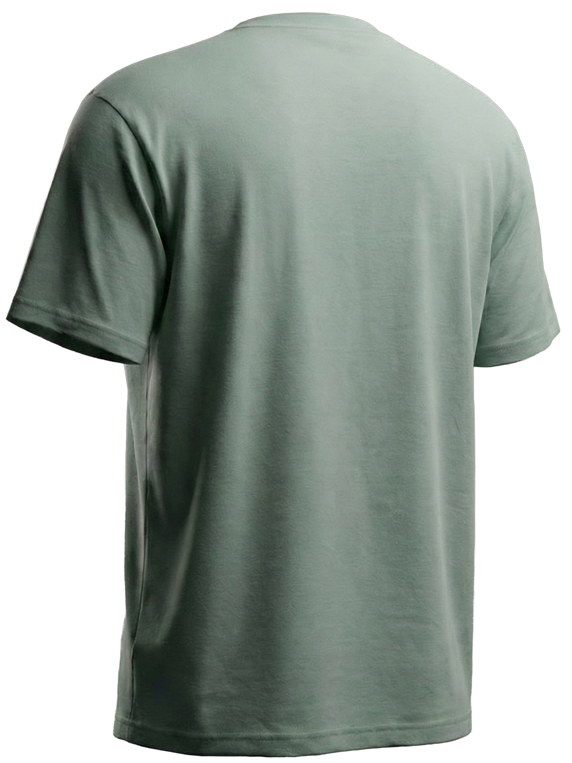 Highlander Men Green Applique Round Neck T-Shirt - Green - Image 3
