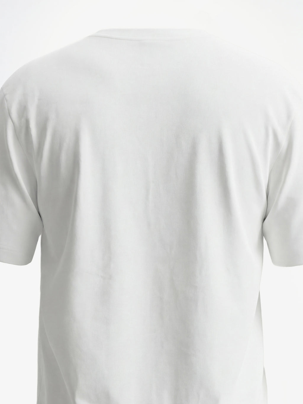 Highlander Men White Applique Round Neck T-Shirt - White - Image 2