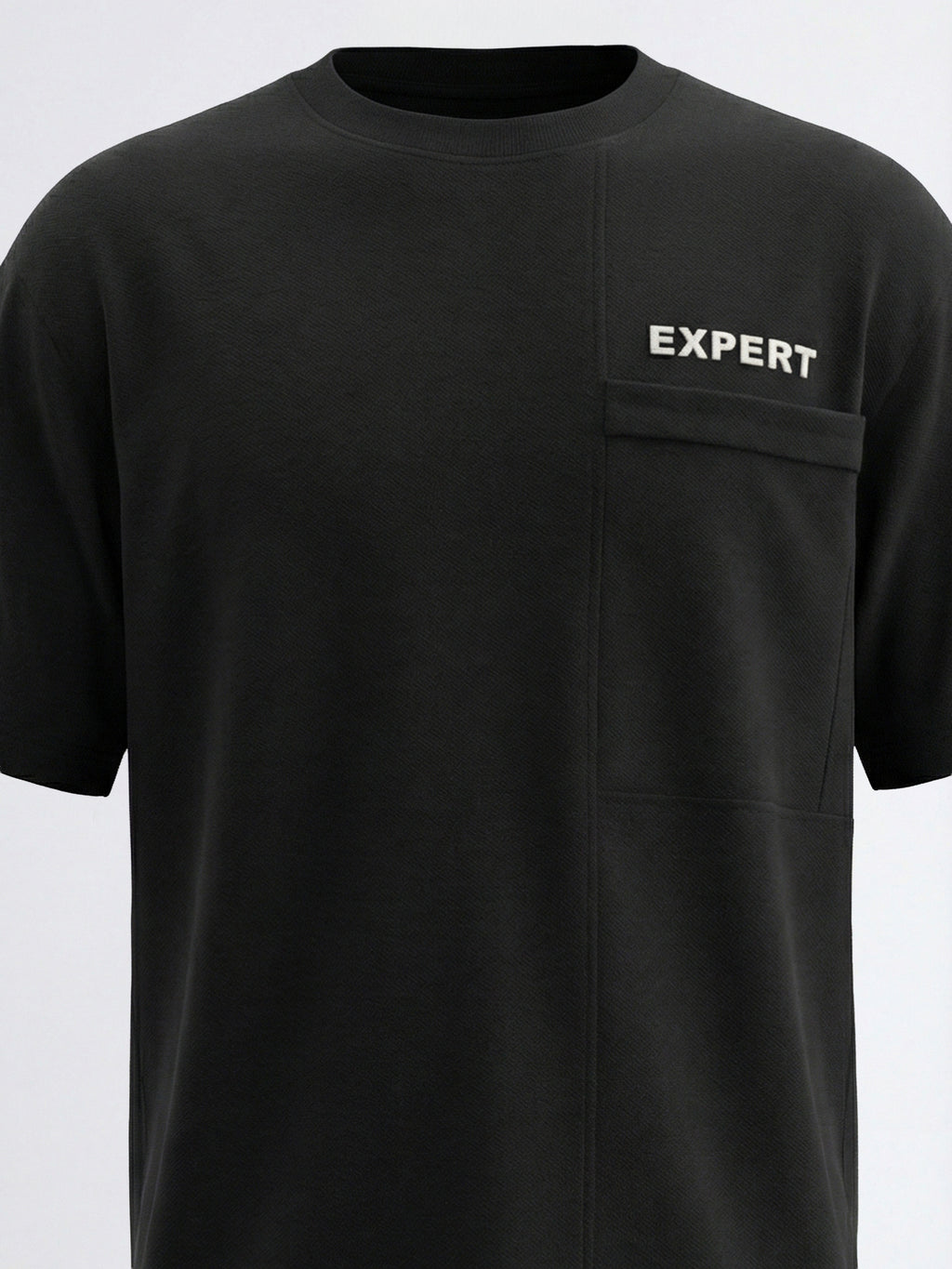 Highlander Men Black Solid Round Neck T-Shirt - Black - Image 1