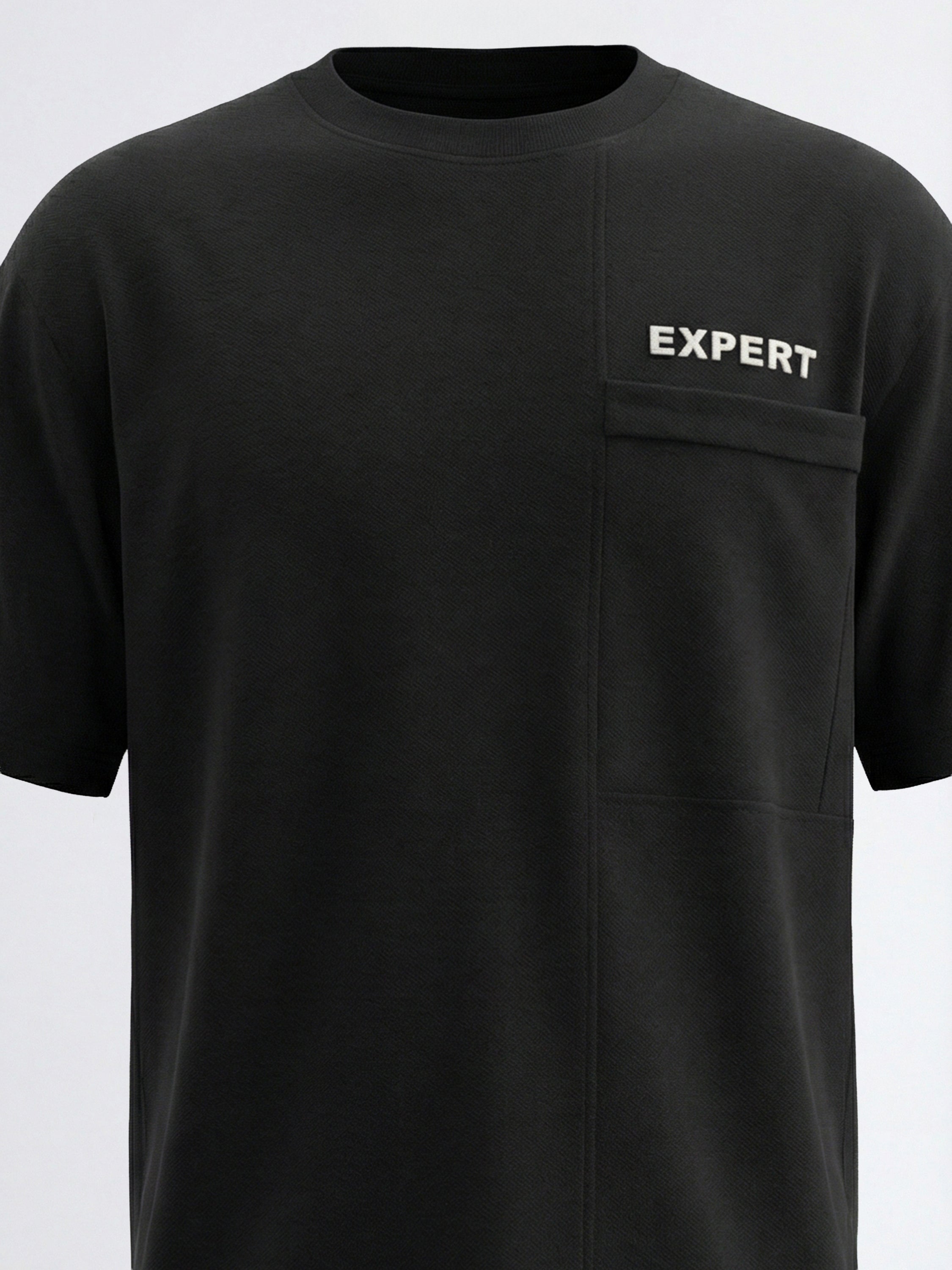 Highlander Men Black Solid Round Neck T-Shirt - Black - Image 1
