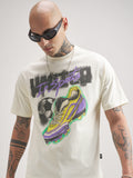 Highlander Men Off White Printed Round Neck T-Shirt - Off White - Image 1