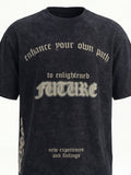 Highlander Men Black Printed Round Neck T-Shirt - Black - Image 1