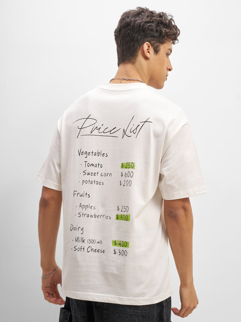 Highlander Men White Printed Round Neck T-Shirt - White - Image 3