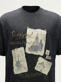 Highlander Men Black Printed Round Neck T-Shirt - Black - Image 1