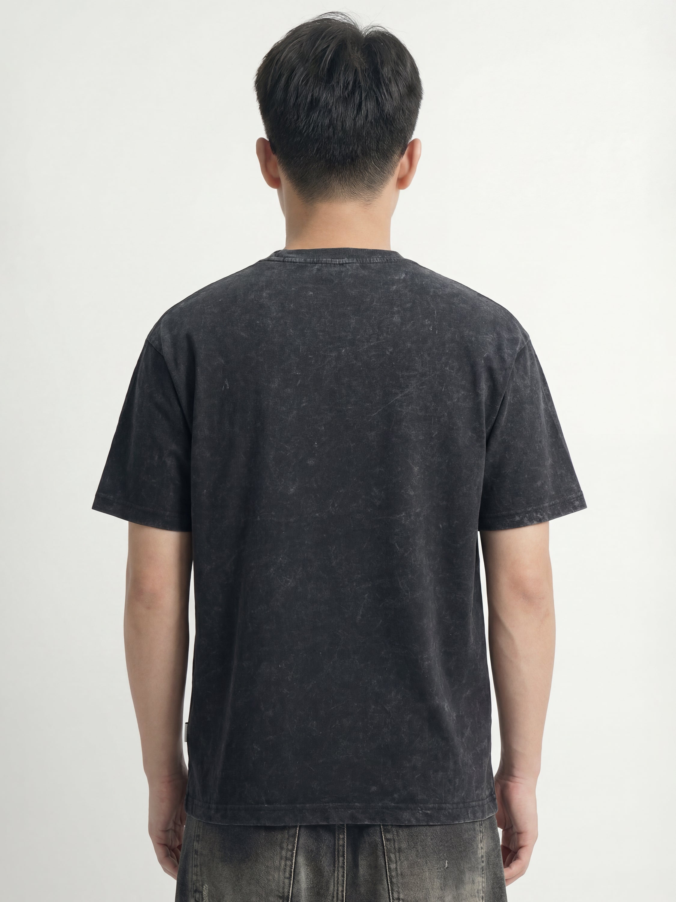 Highlander Men Black Printed Round Neck T-Shirt - Black - Image 5