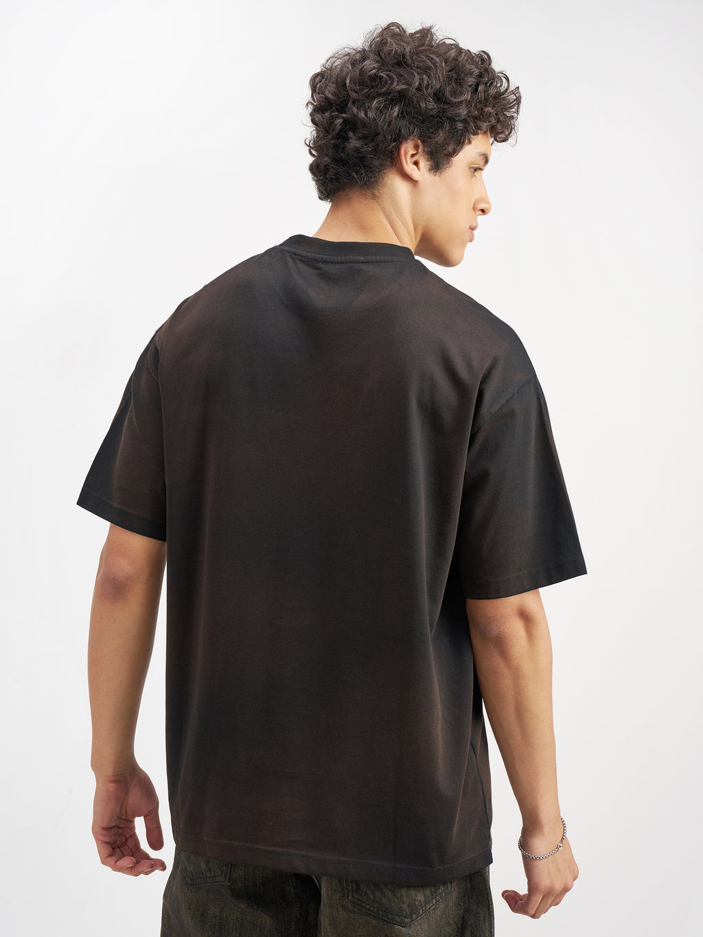 Highlander Men Black Printed Round Neck T-Shirt - Black - Image 3