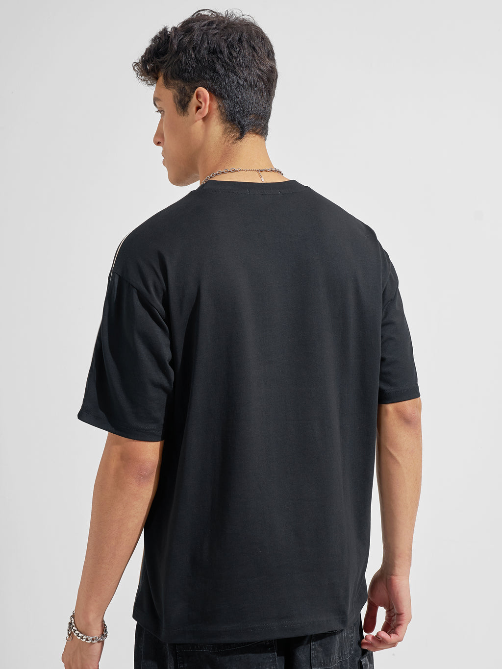 Highlander Men Black Printed Round Neck T-Shirt