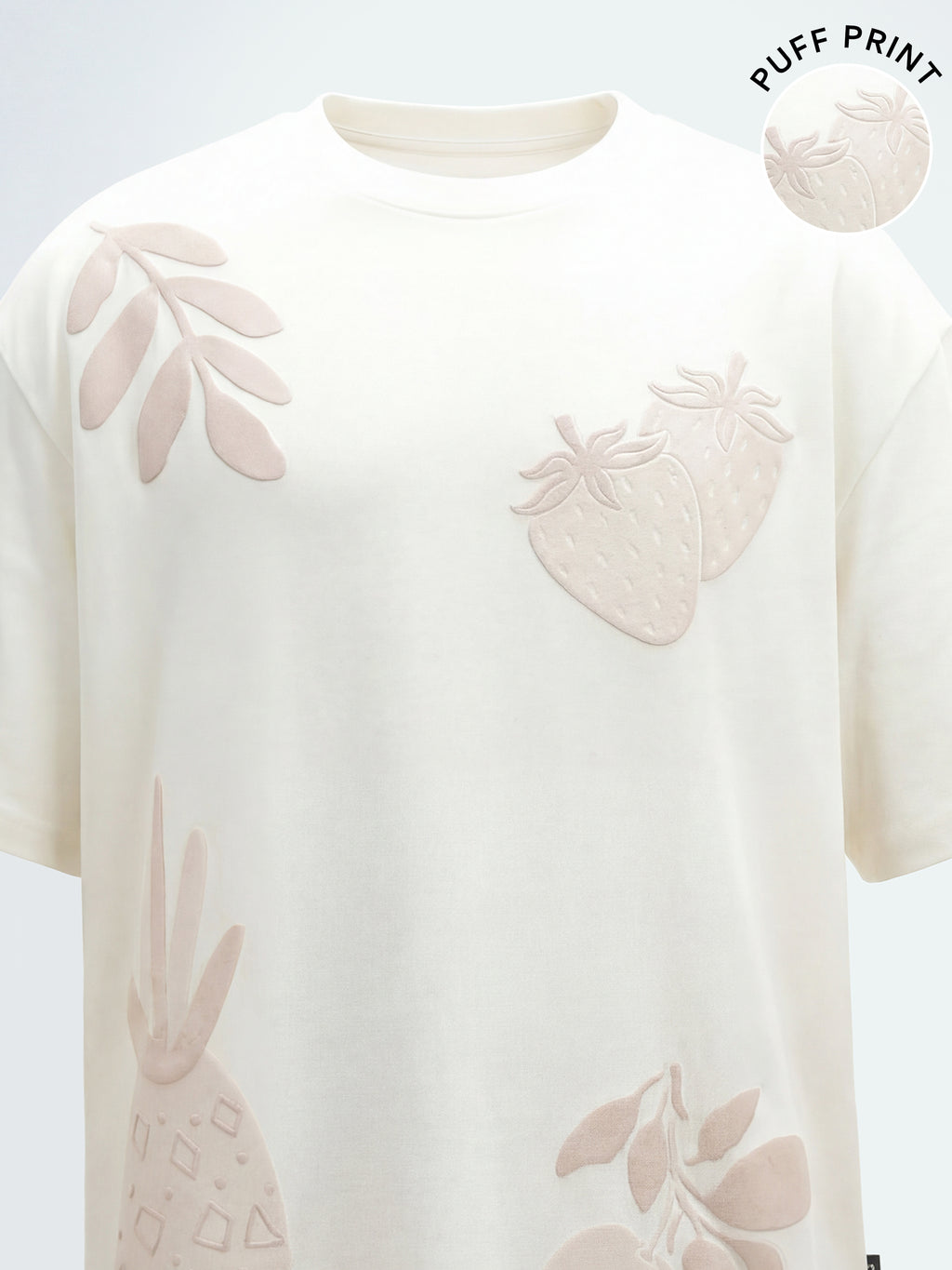 Highlander Men Off White Printed Round Neck T-Shirt - Off White - Image 1