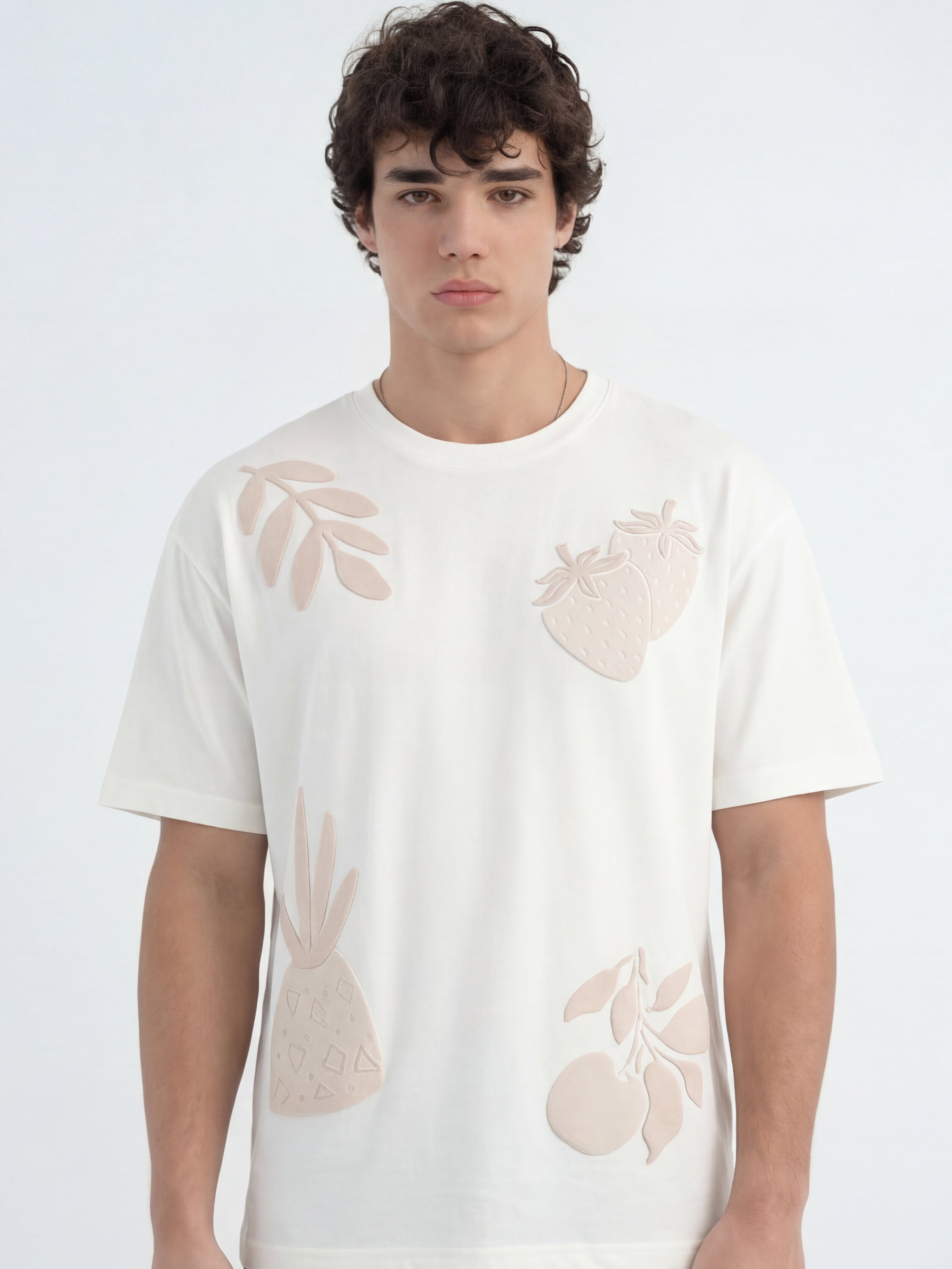 Highlander Men Off White Printed Round Neck T-Shirt - Off White - Image 3