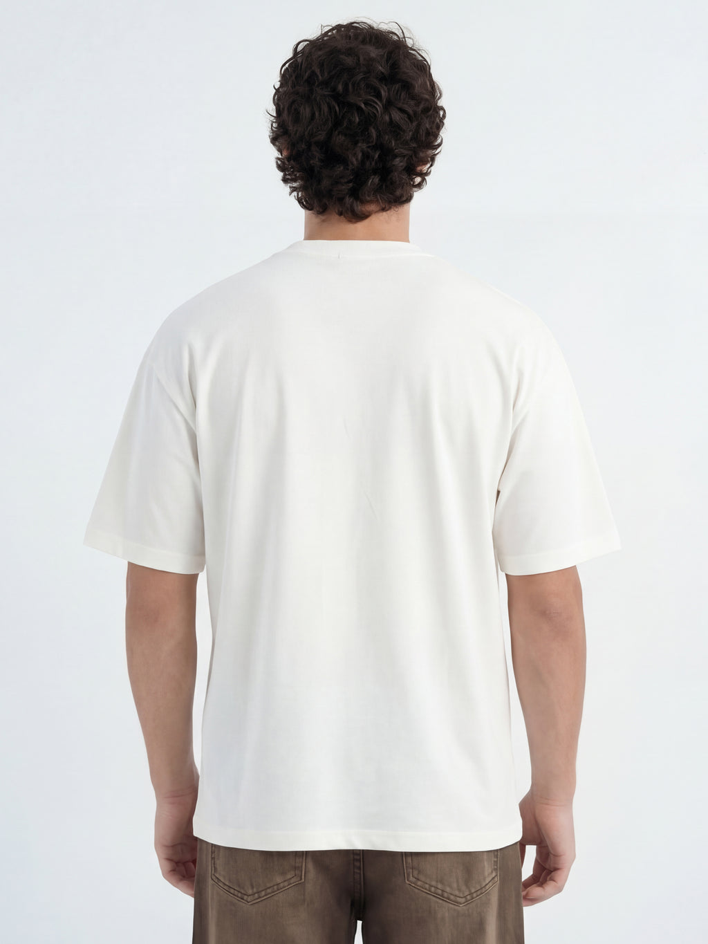 Highlander Men Off White Printed Round Neck T-Shirt - Off White - Image 5