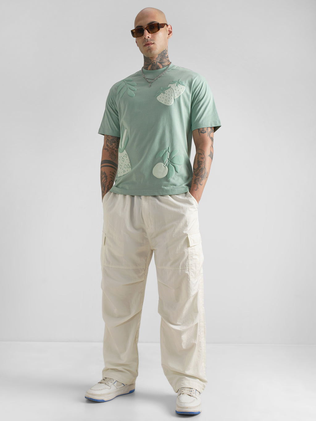 Highlander Men Green Printed Round Neck T-Shirt - Green - Image 2