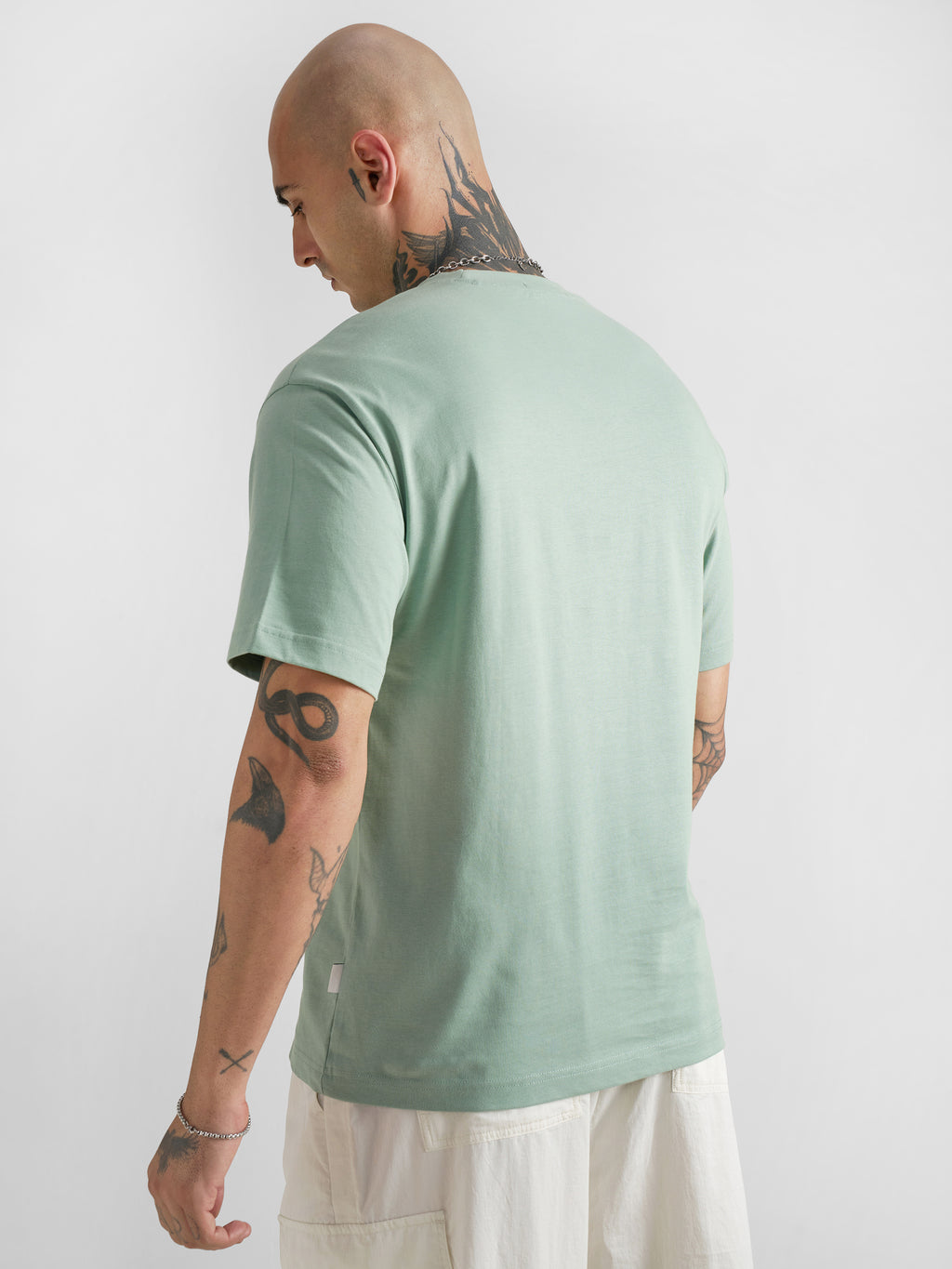 Highlander Men Green Printed Round Neck T-Shirt - Green - Image 3