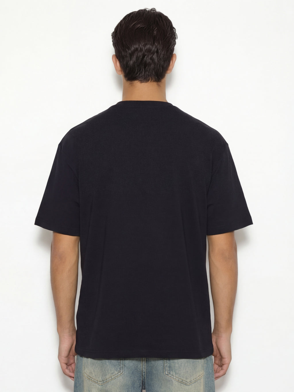 Highlander Men Black Printed Round Neck T-Shirt - Black - Image 4
