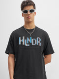 Highlander Men Black Printed Round Neck T-Shirt - Black - Image 1