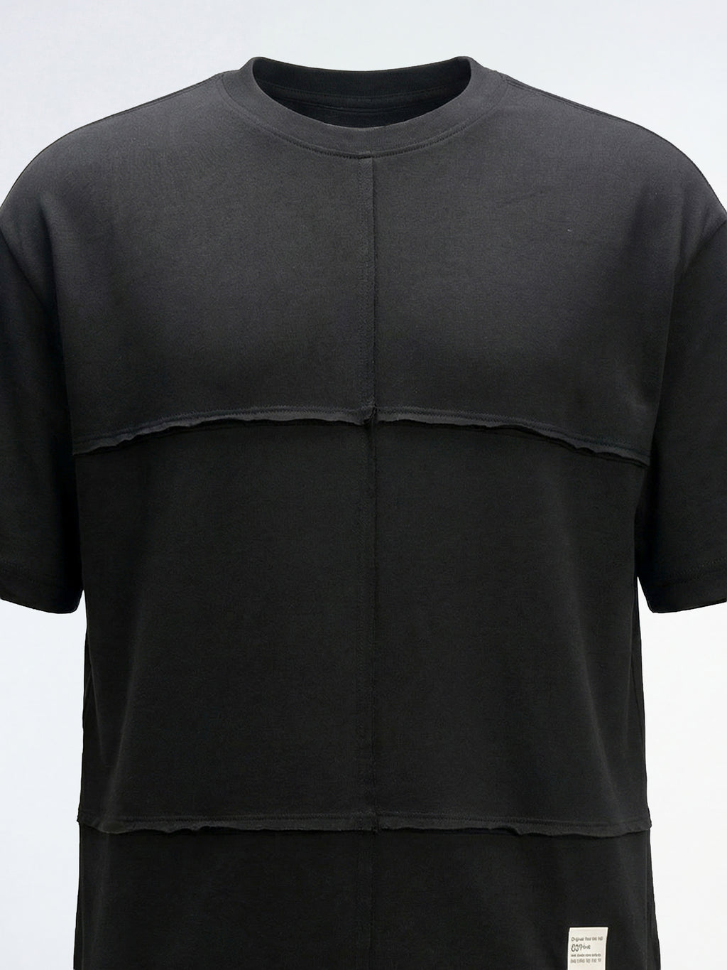 Highlander Men Black Solid Round Neck T-Shirt - Black - Image 1