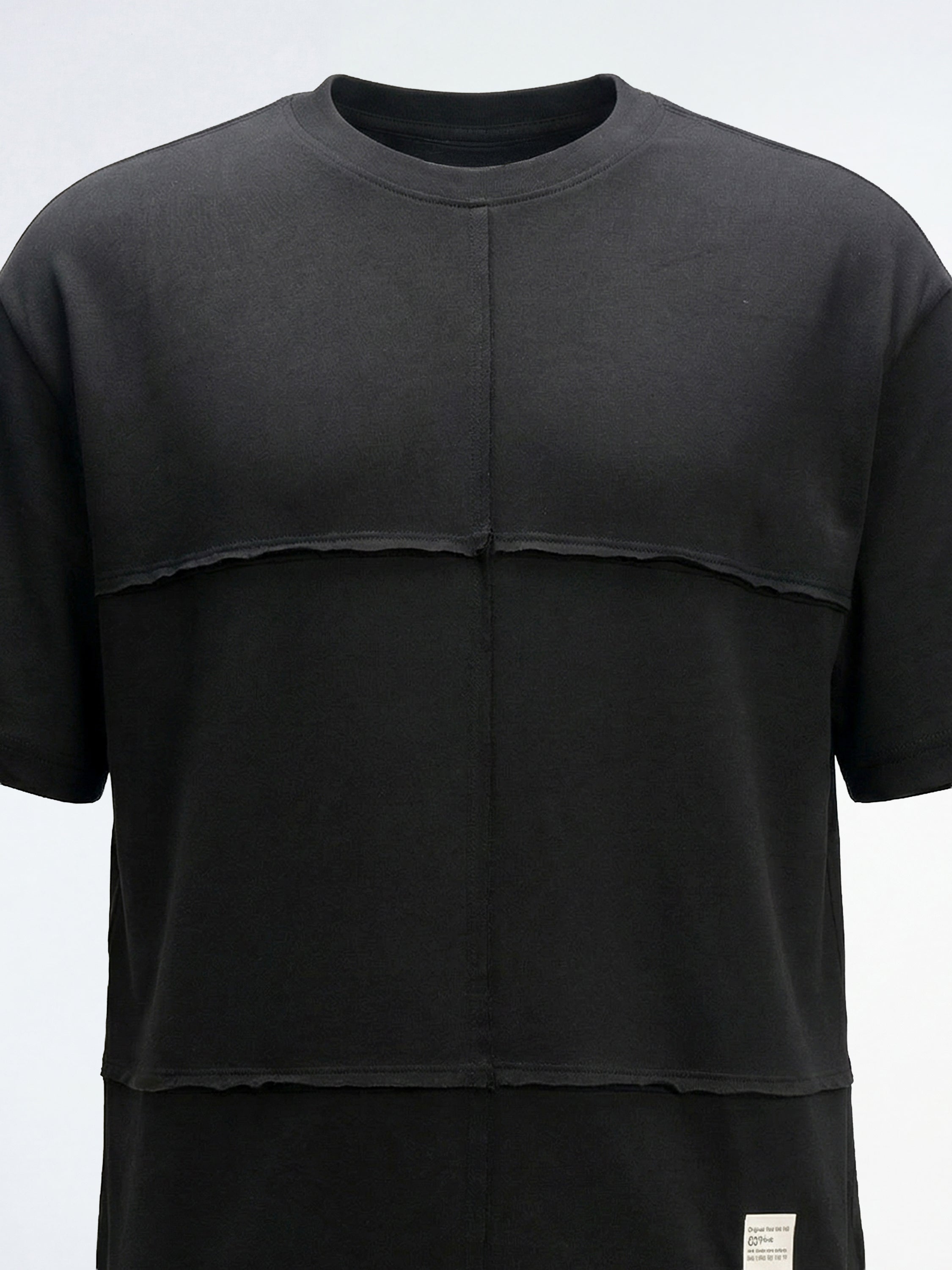 Highlander Men Black Solid Round Neck T-Shirt - Black - Image 1