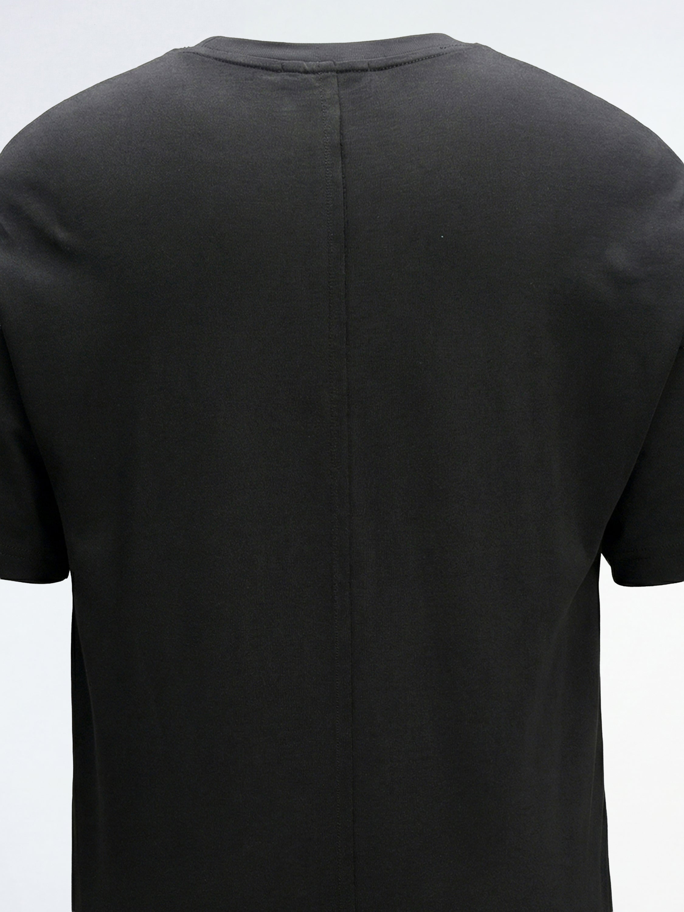 Highlander Men Black Solid Round Neck T-Shirt - Black - Image 2