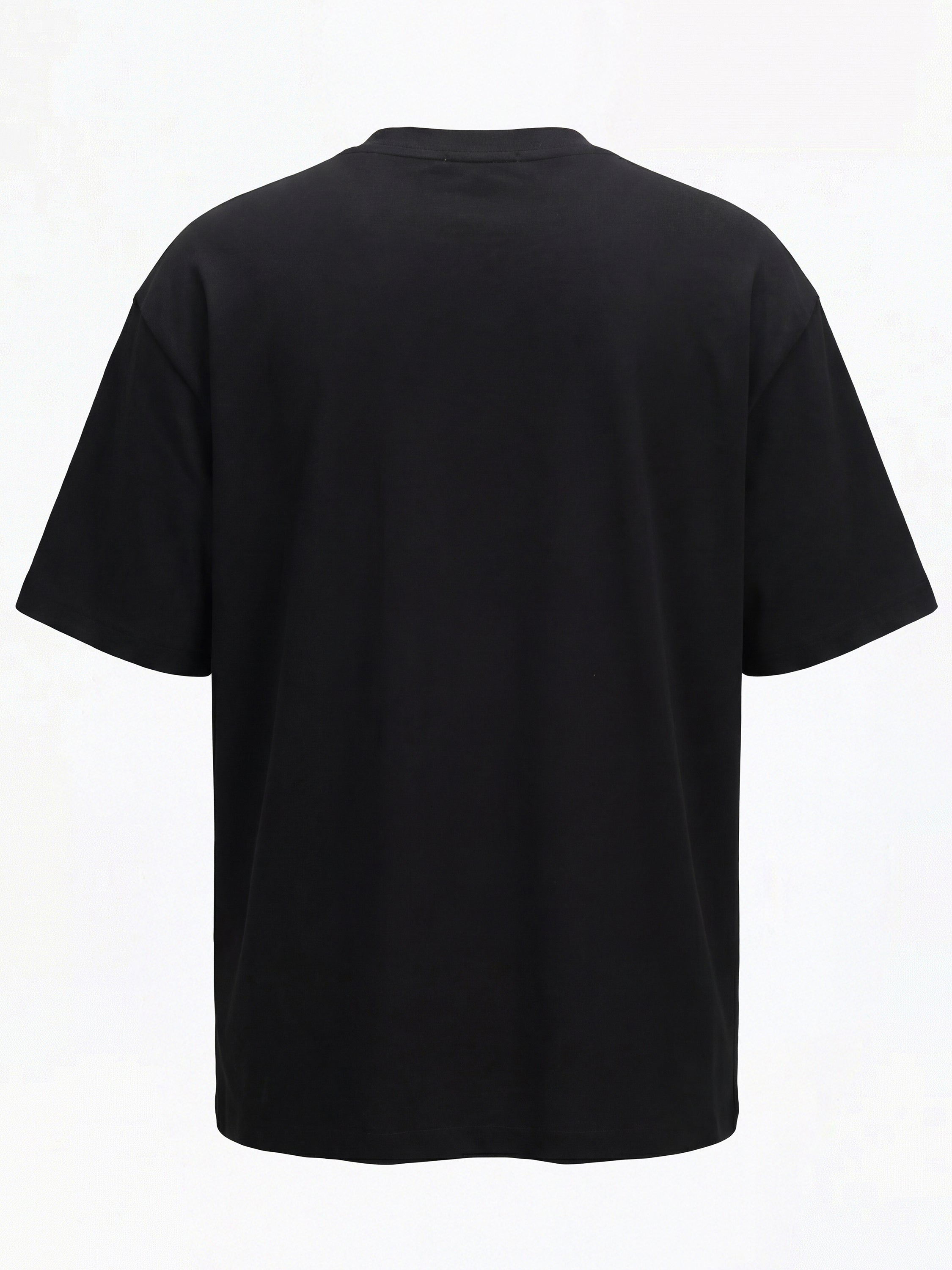 Highlander Men Black Printed Round Neck T-Shirt - Black - Image 2