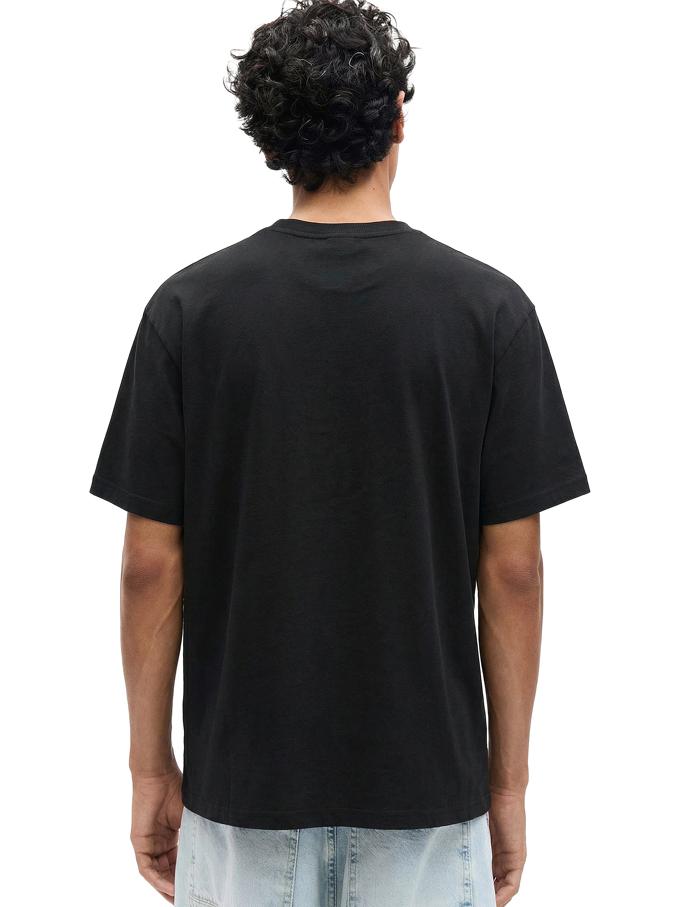 Highlander Men Black Printed Round Neck T-Shirt - Black - Image 6