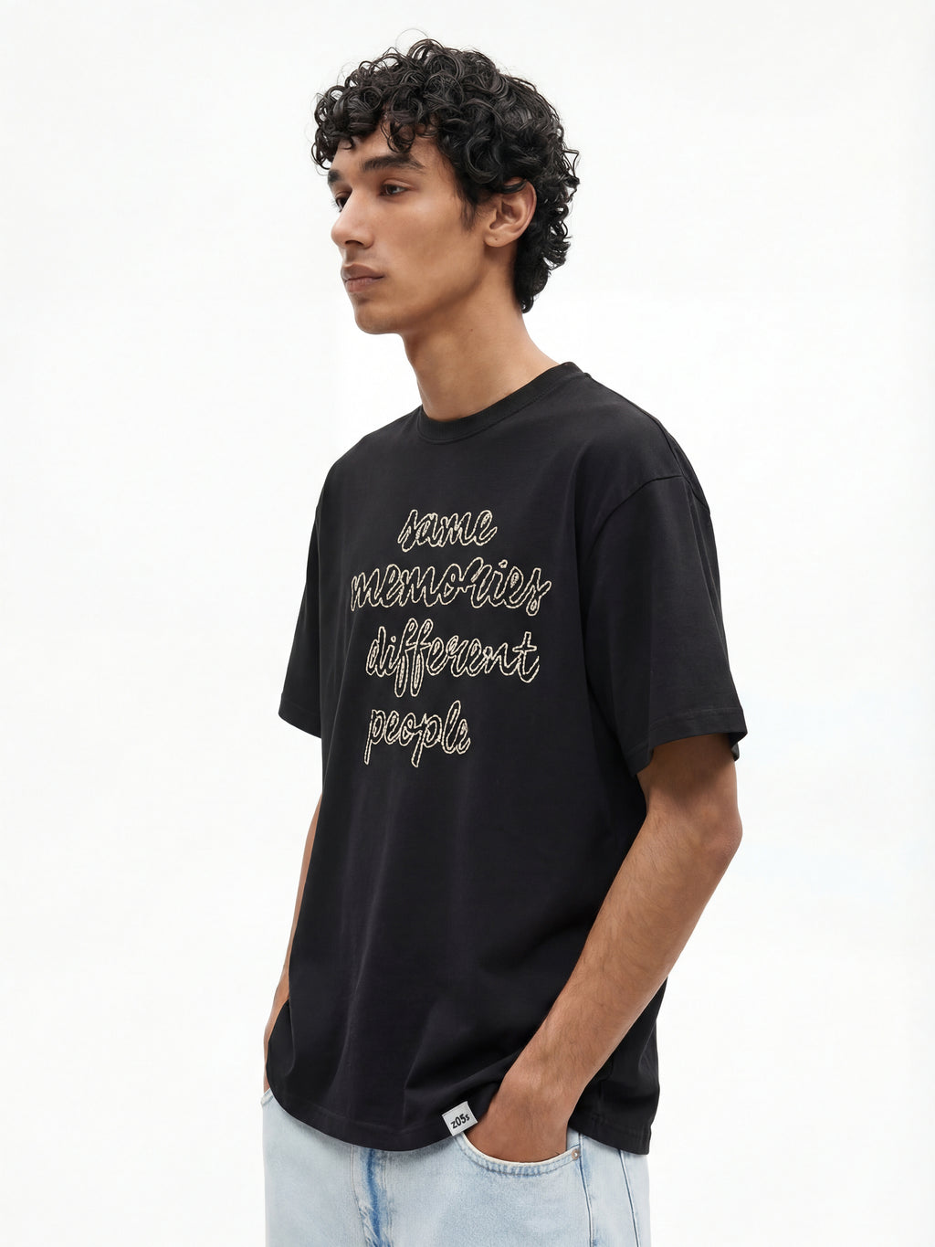 Highlander Men Black Printed Round Neck T-Shirt - Black - Image 7