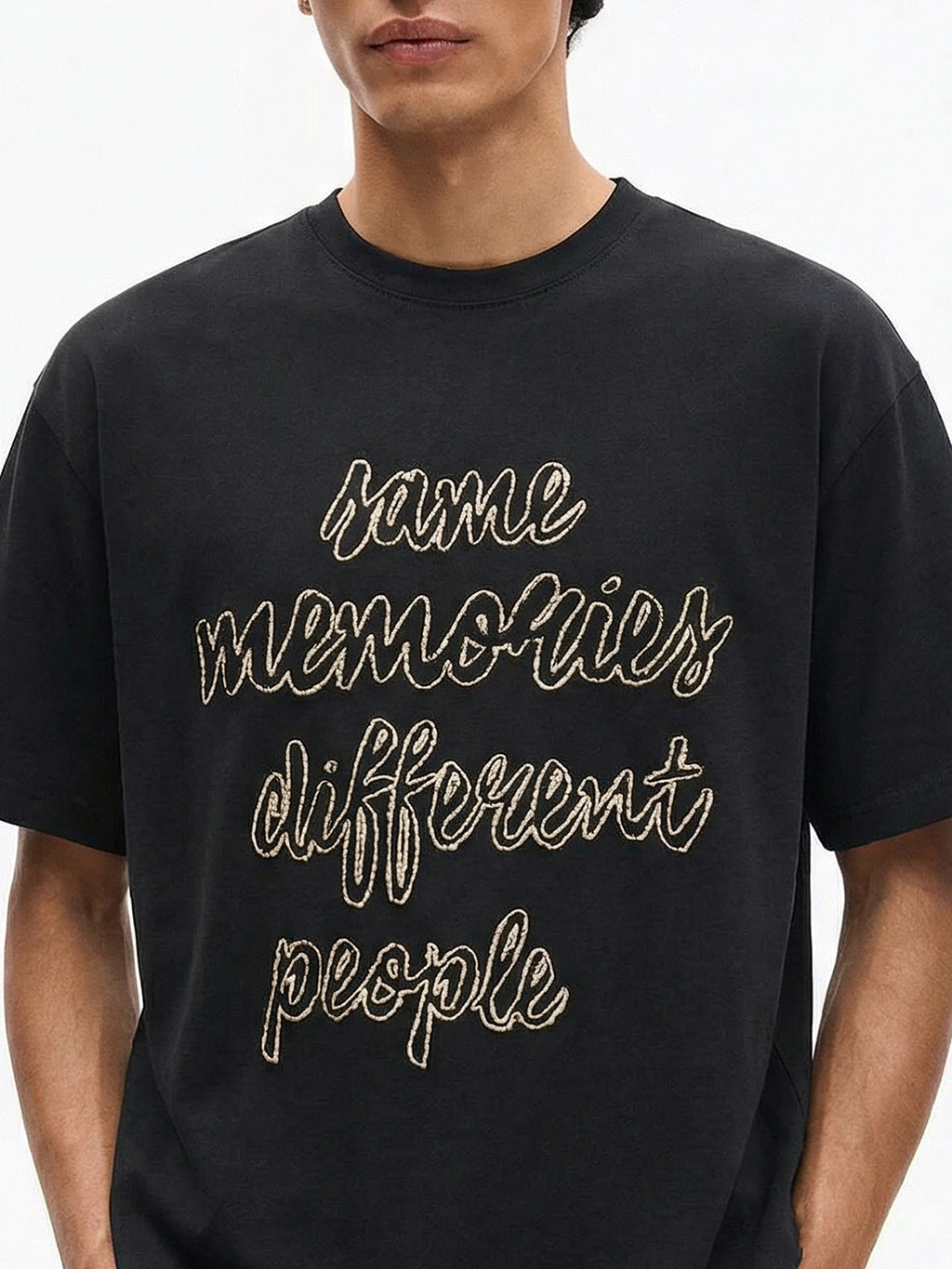Highlander Men Black Printed Round Neck T-Shirt - Black - Image 8