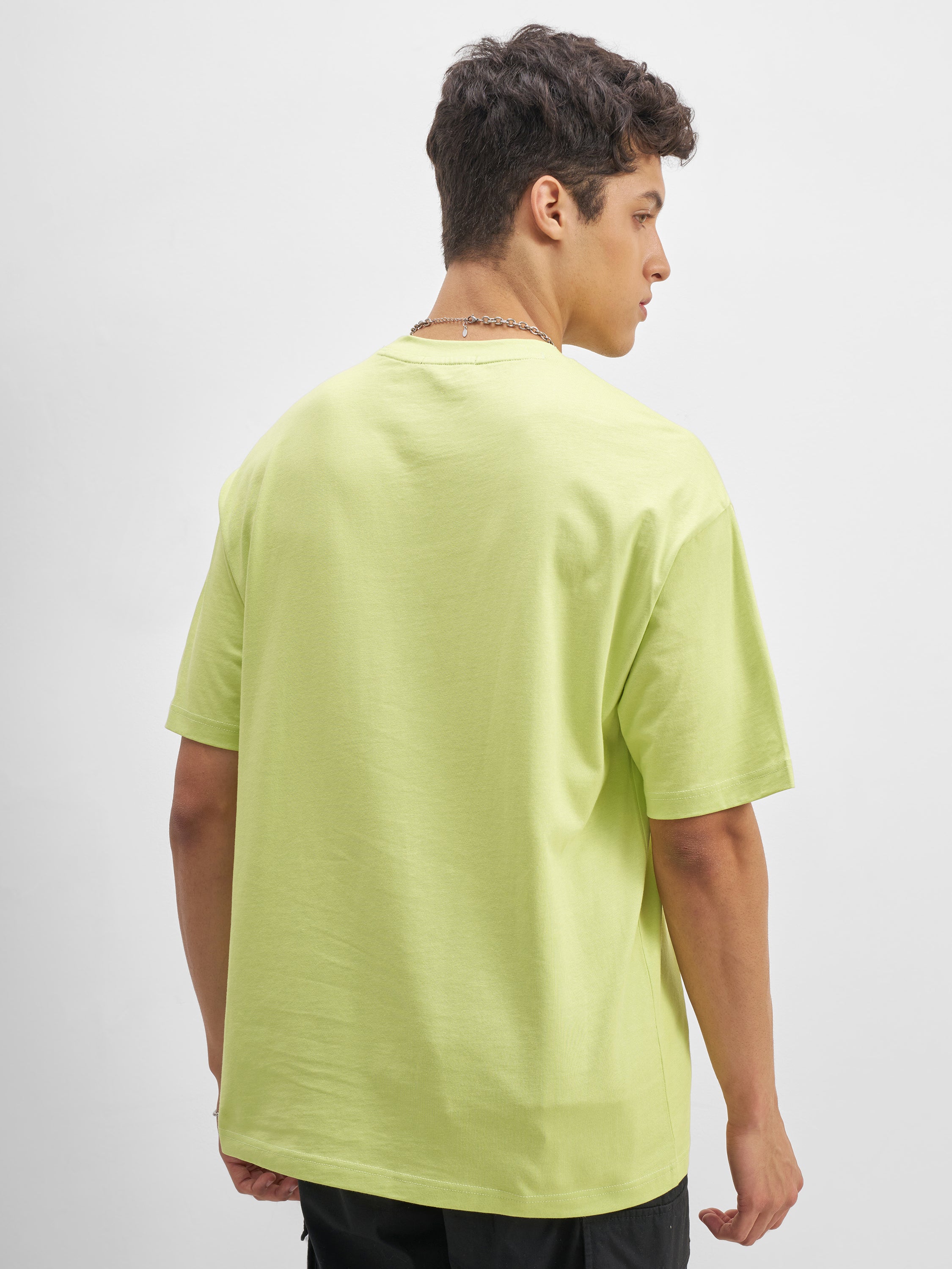 Highlander Men Green Printed Round Neck T-Shirt - Green - Image 3