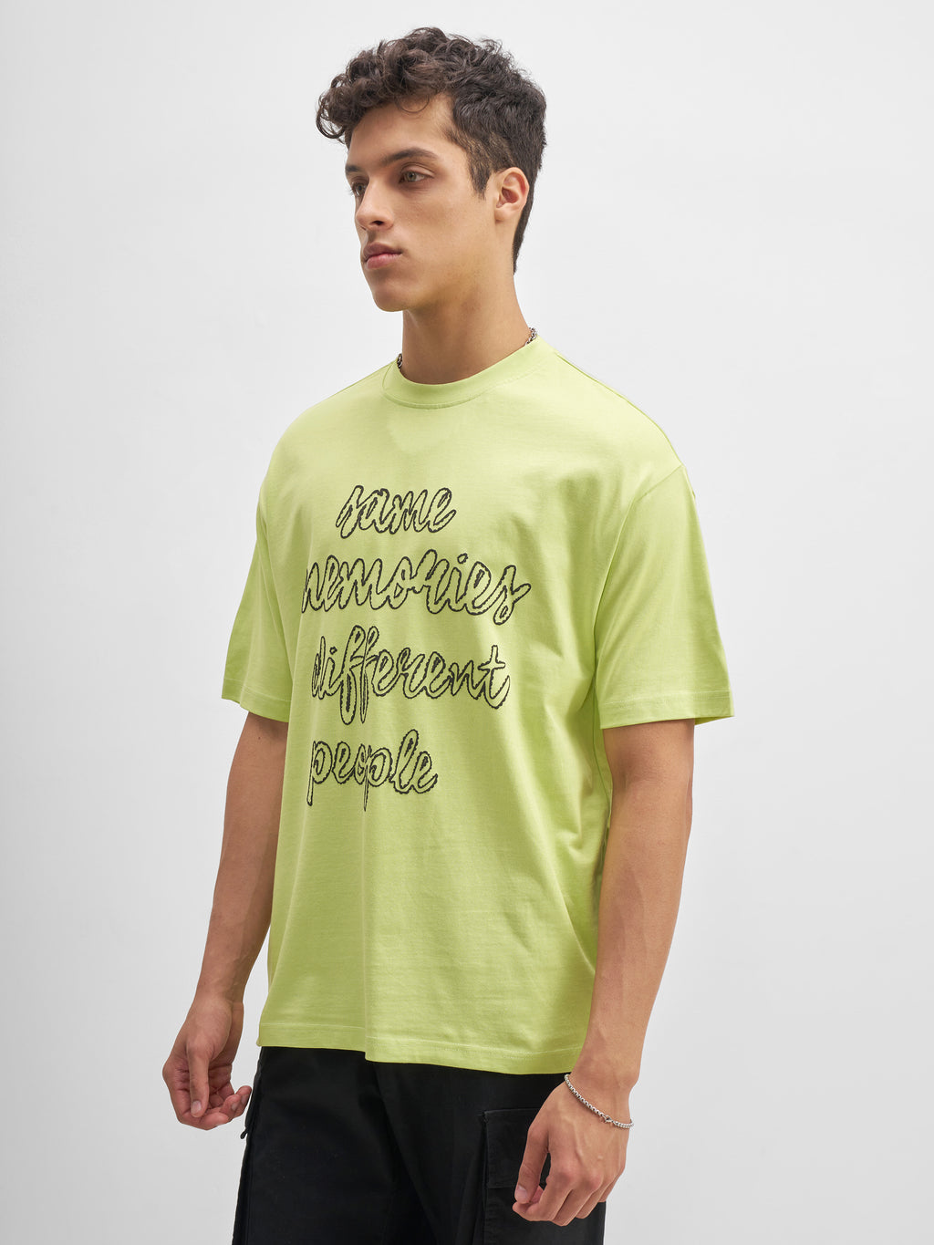 Highlander Men Green Printed Round Neck T-Shirt - Green - Image 4
