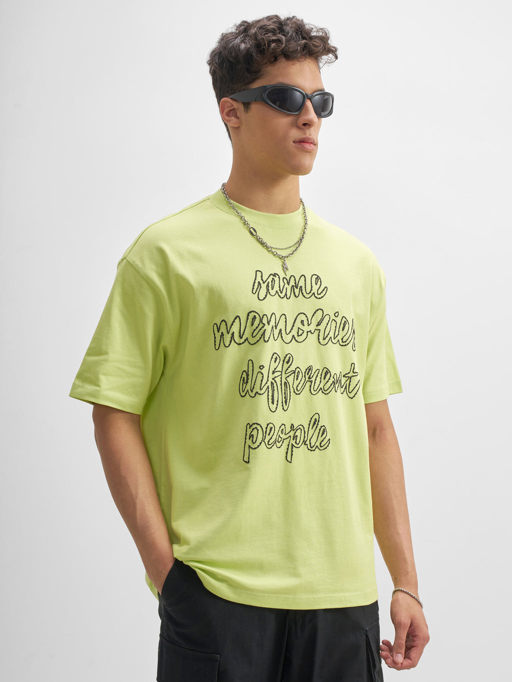 Highlander Men Green Printed Round Neck T-Shirt - Green - Image 6