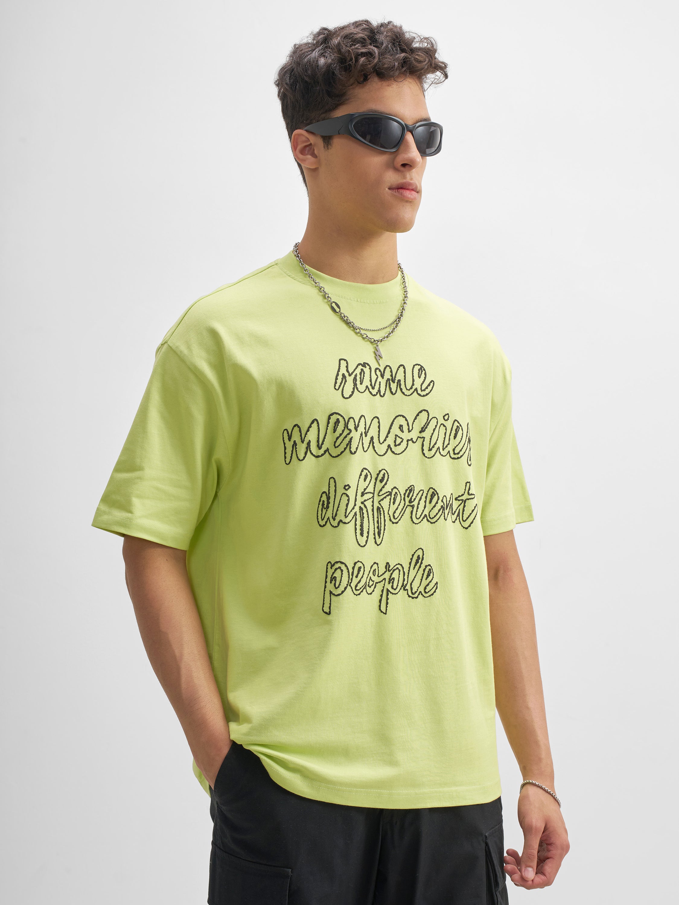 Highlander Men Green Printed Round Neck T-Shirt - Green - Image 6