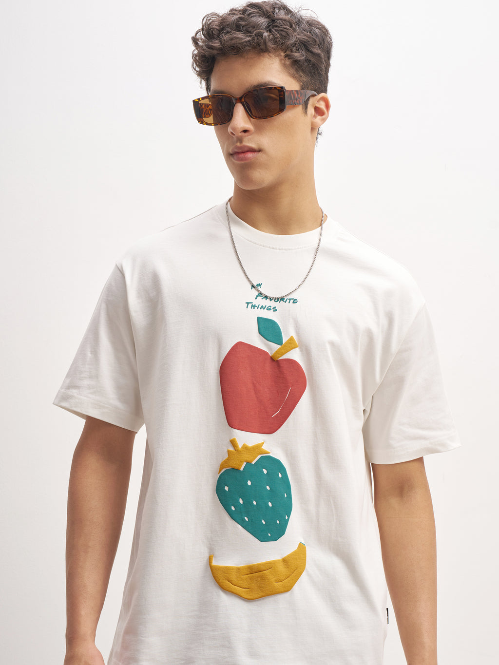 Highlander Men White Printed Round Neck T-Shirt - White - Image 1