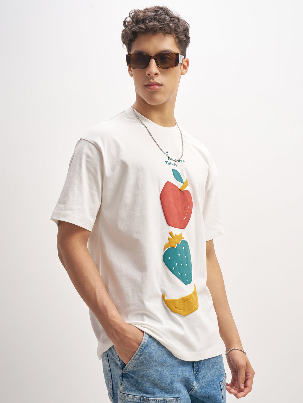Highlander Men White Printed Round Neck T-Shirt - White - Image 6
