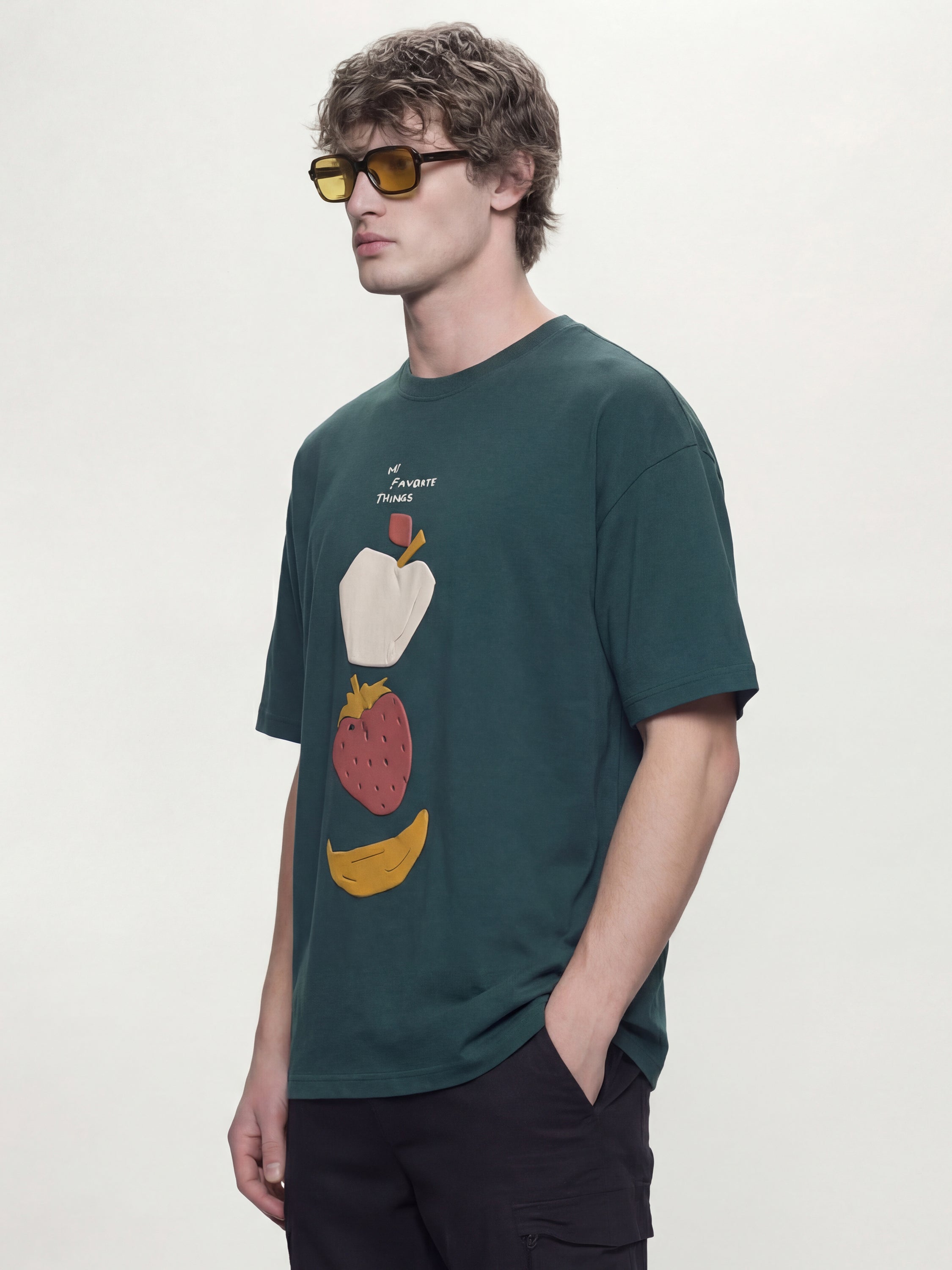 Highlander Men Green Printed Round Neck T-Shirt - Green - Image 6