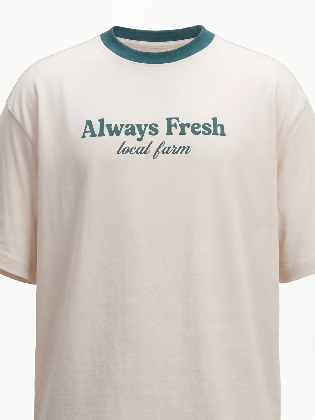 Highlander Men Beige Printed Round Neck T-Shirt - Beige - Image 2