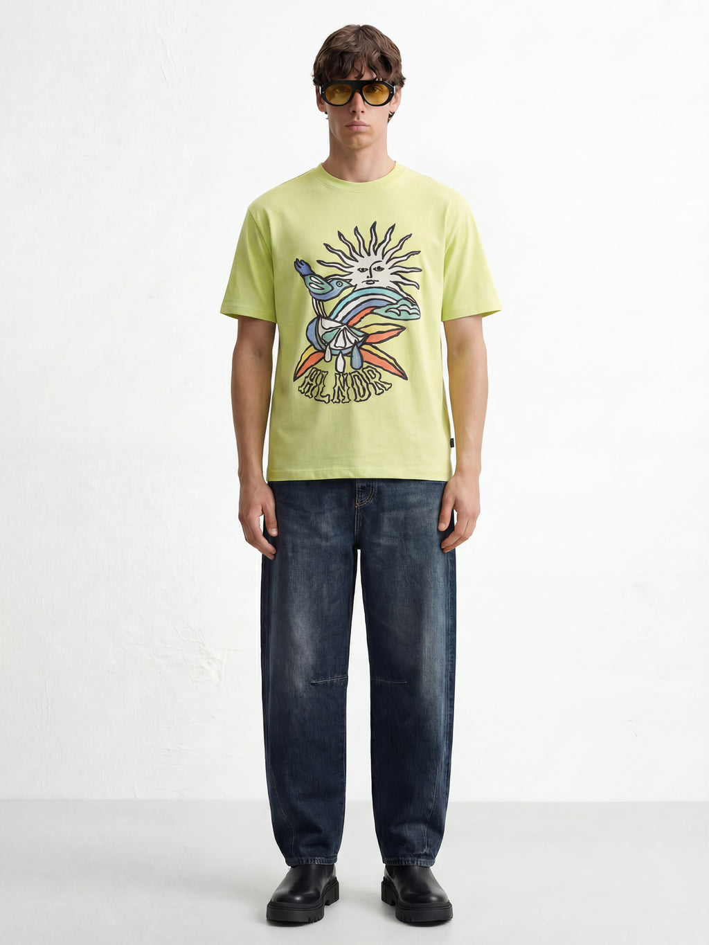 Highlander Men Green Printed Round Neck T-Shirt - Green - Image 5