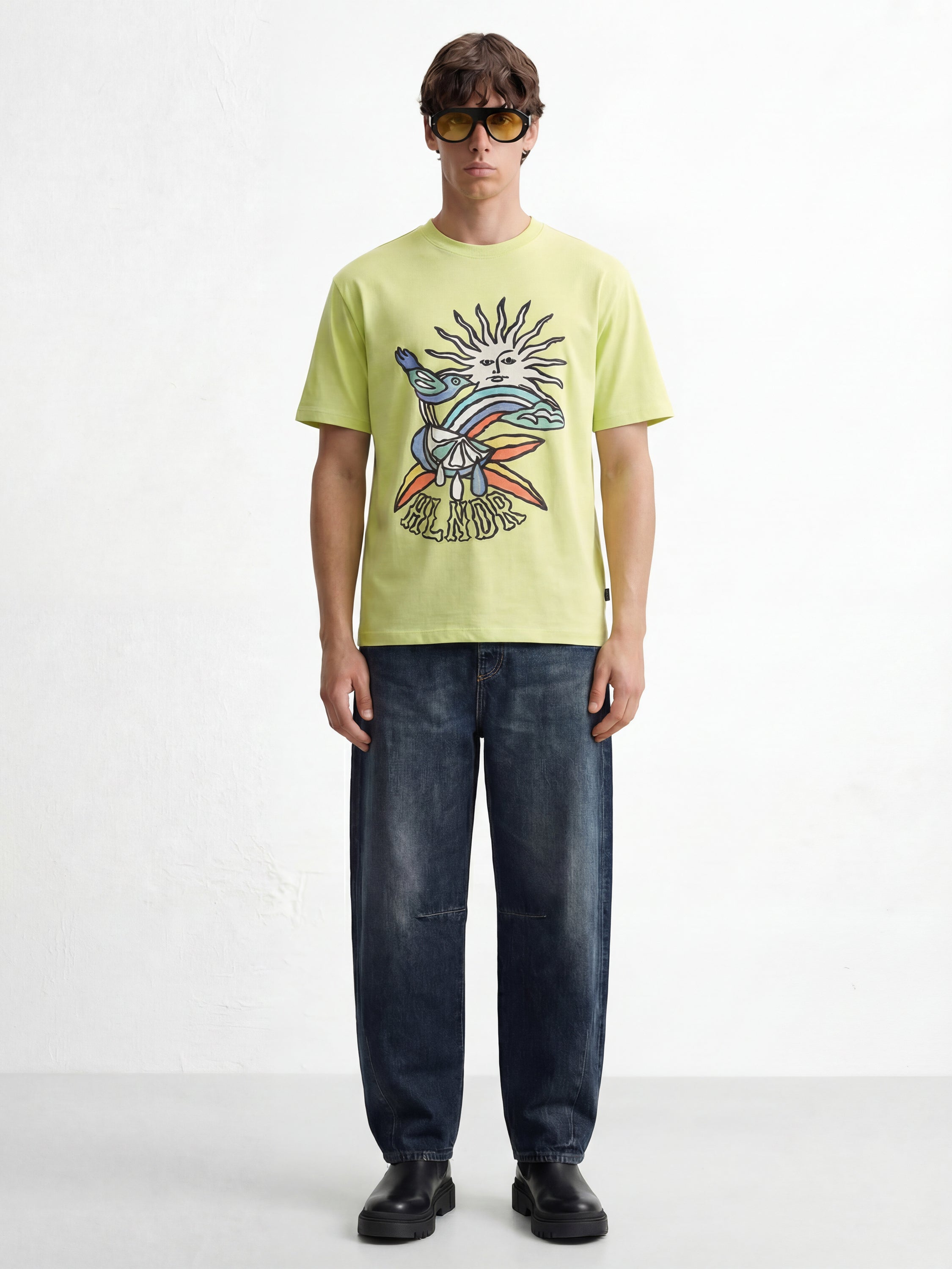 Highlander Men Green Printed Round Neck T-Shirt - Green - Image 5