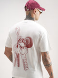 Highlander Men White Printed Round Neck T-Shirt - White - Image 1