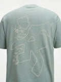 Highlander Men Green Printed Round Neck T-Shirt - Green - Image 1