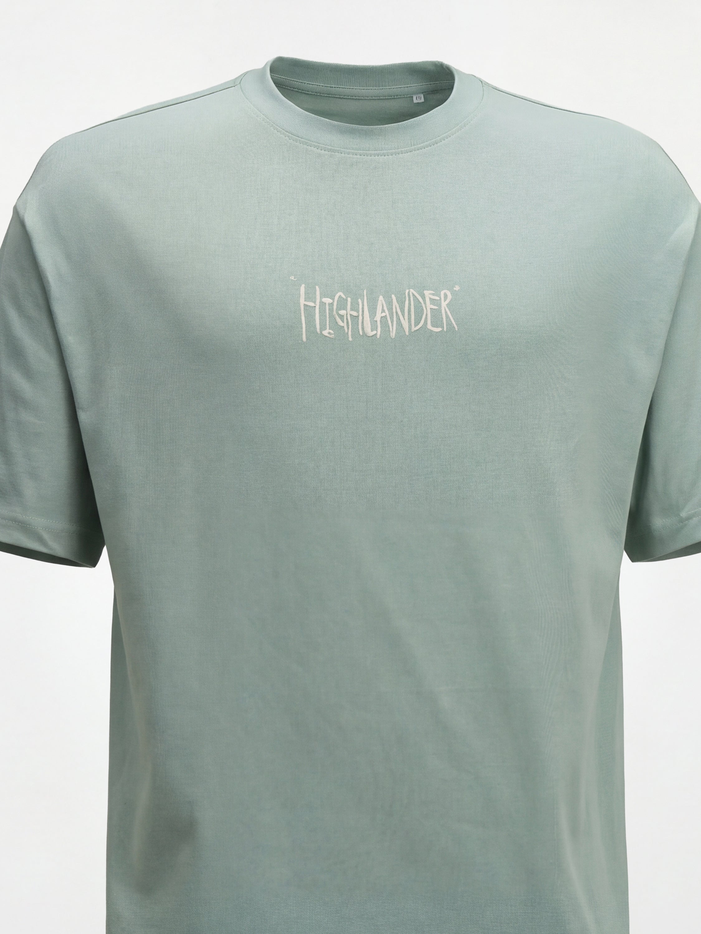 Highlander Men Green Printed Round Neck T-Shirt - Green - Image 3