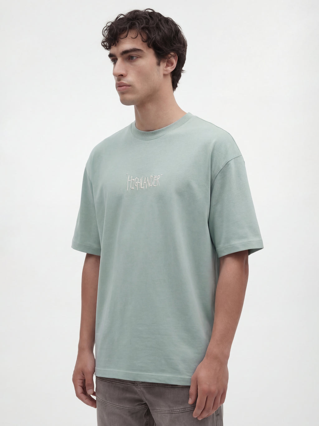 Highlander Men Green Printed Round Neck T-Shirt - Green - Image 7