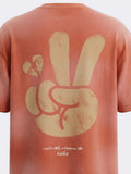 Highlander Men Brown Printed Round Neck T-Shirt - Brown - Image 1