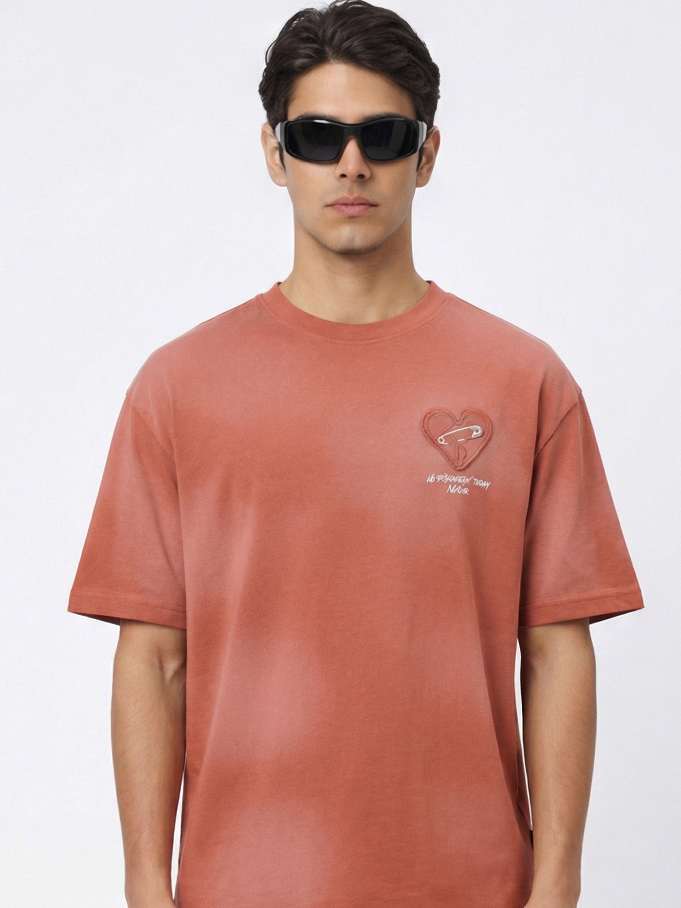Highlander Men Brown Printed Round Neck T-Shirt - Brown - Image 3