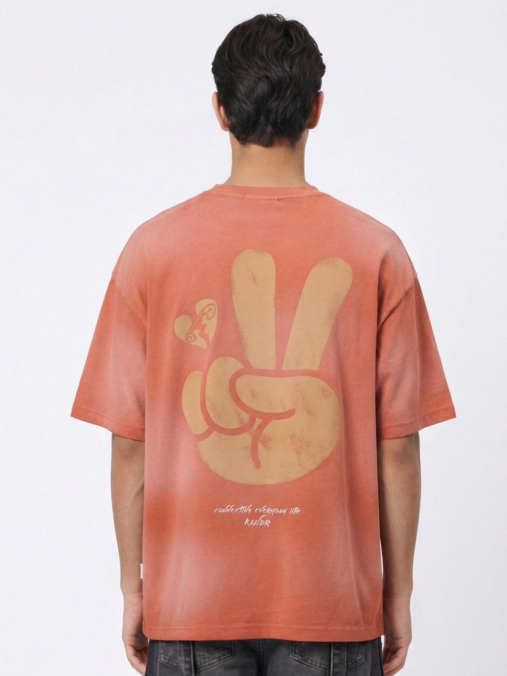 Highlander Men Brown Printed Round Neck T-Shirt - Brown - Image 5