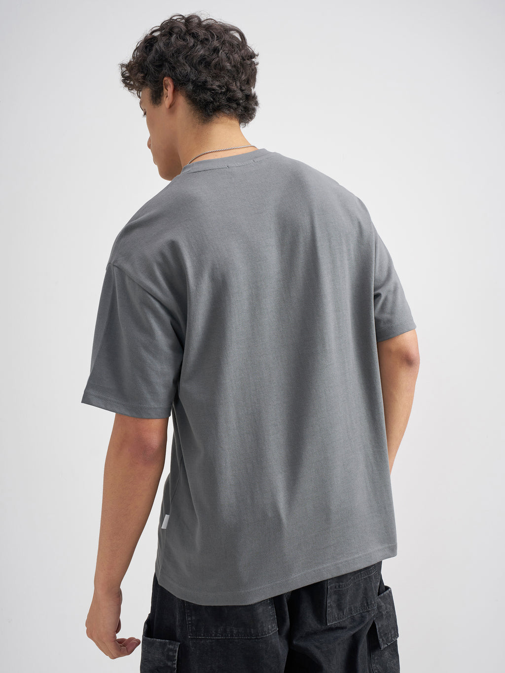 Highlander Men Grey Printed Round Neck T-Shirt - Grey - Image 3