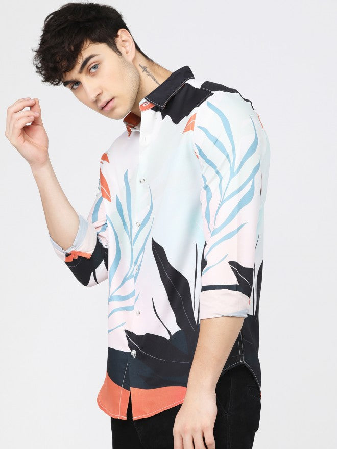 Highlander Men Multi Printed Slim Fit Casual Shirt - Multi - Image 2
