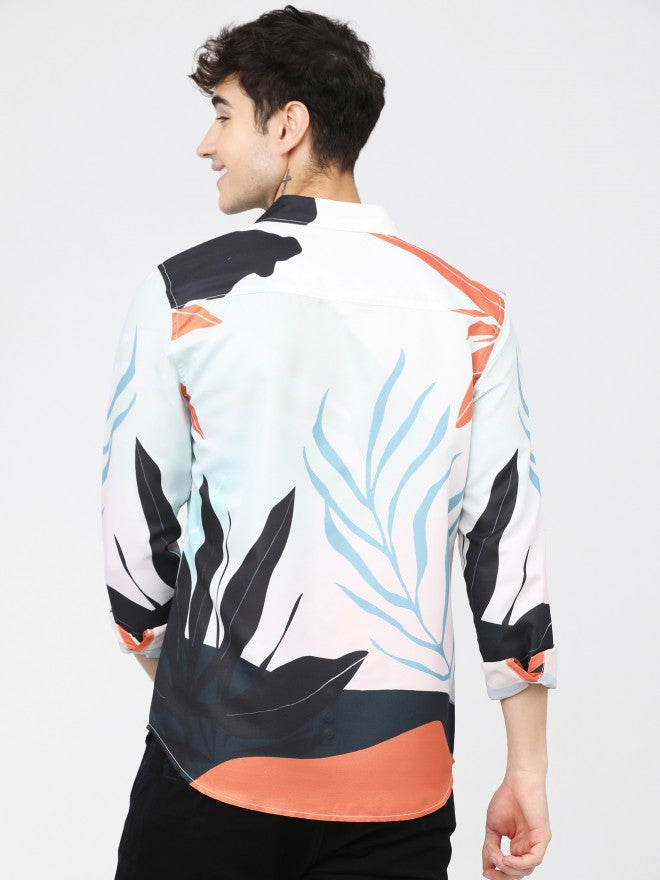 Highlander Men Multi Printed Slim Fit Casual Shirt - Multi - Image 3