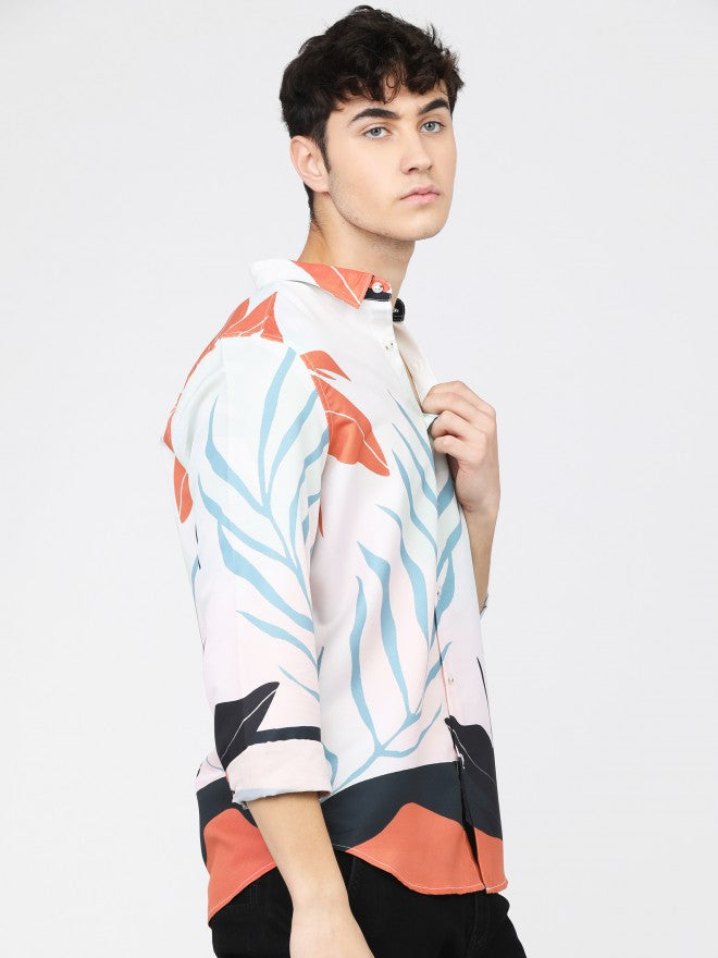 Highlander Men Multi Printed Slim Fit Casual Shirt - Multi - Image 6