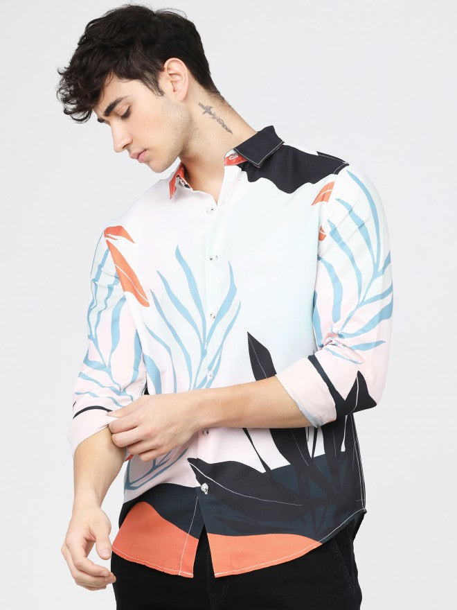 Highlander Men Multi Printed Slim Fit Casual Shirt - Multi - Image 7