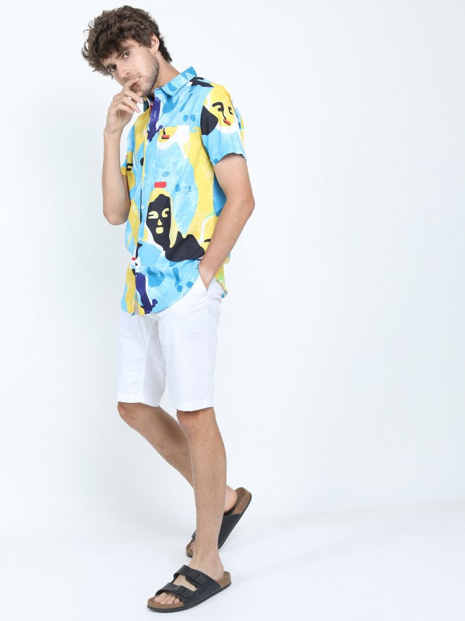 Highlander Men Multi Printed Slim Fit Casual Shirts - Multi - Image 2